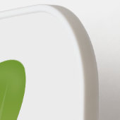 かわいいベビーボックチョイ漫画イラストレーション ピックルボールラケット (左詳細)