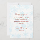 かわいいベビーマイ初めてのクリスマスサンタ帽子 シーズンカード (裏面)