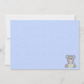 かわいいベビーマウス赤ちゃんシャワー招待状 招待状 (裏面)