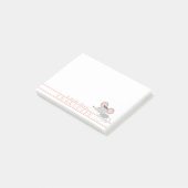 かわいいベビーマウス – パーソナライズされた子供 ポストイット (アングル)