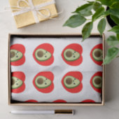 かわいいベビーマンガアボカド赤いハート 薄葉紙 (ギフト)