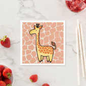 かわいいベビーマンガキリンベビーショウ スタンダードカクテルナプキン (インサイチュ)