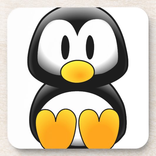 かわいいベビーマンガペンギン コースター (正面)