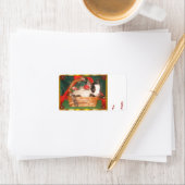 かわいいベビーミオトニックヤギのクリスマスギフトラベル ラベル (インサイチュ)