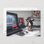 かわいいベビーミッキーエルビス1 ポストカード (正面/裏面)