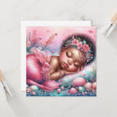 かわいいベビーメルマイド カード (正面/裏面インサイチュ)