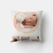 かわいいベビーモダン寝白枕 クッション (裏面)