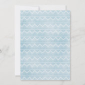 かわいいベビーモミー恐竜の男の子の赤ちゃんシャワー散水 招待状 (裏面)