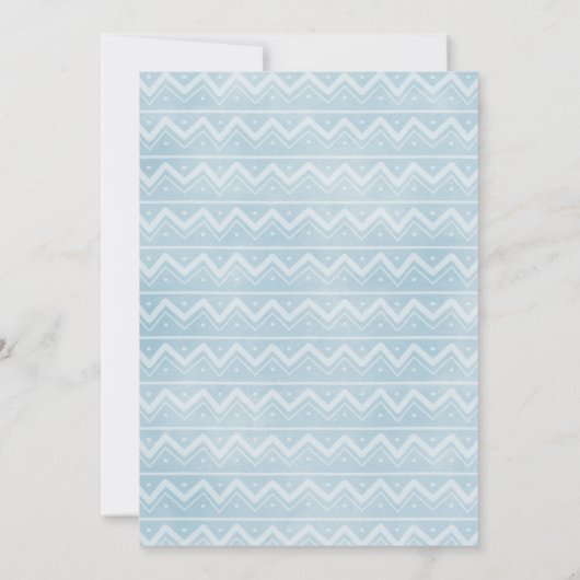 かわいいベビーモミー恐竜の男の子の赤ちゃんシャワー散水 招待状 (裏面)