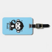 かわいいベビーモンキースケッチ-かわいい子供部屋アート ラゲッジタグ (正面横)