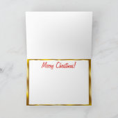 かわいいベビーヤギのクリスマスカード シーズンカード (内部)