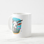 かわいいベビーヤギのマグカップ コーヒーマグカップ (正面左)