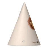 かわいいベビーライオンとギフト、誕生日 パーティーハット (左)