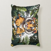 かわいいベビーライオンチルドレン アクセントクッション (正面(垂直))