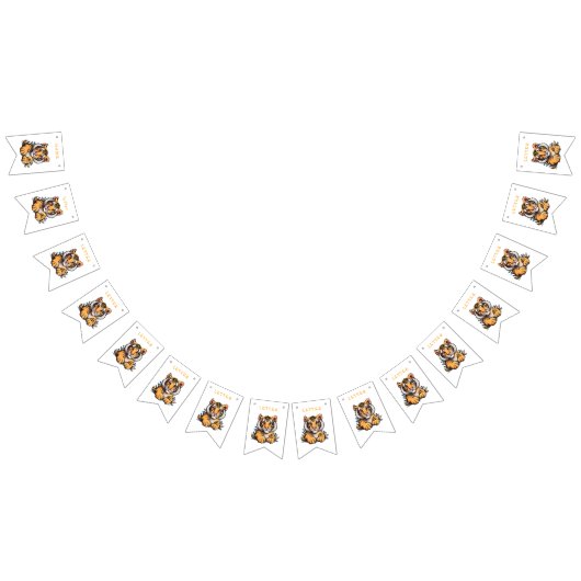 かわいいベビーライオンチルドレン バンティングフラッグ (全)