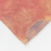 かわいいベビーライオン動物ジャングルウォーターの色 フリースブランケット (角)