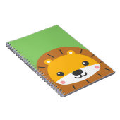 かわいいベビーライオン |漫画のアートワーク ノートブック (右側)