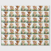 かわいいベビーラッピング紙 ラッピングペーパー (フラット)