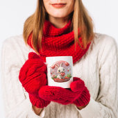 かわいいベビーラビットバレンタインハートラブコーヒーマグ コーヒーマグカップ