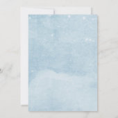 かわいいベビーラムバルーンベビーシャワー招待状 招待状 (裏面)