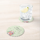 かわいいベビーラムベビーシャワー紙コースター ペーパーコースター (インサイチュ)