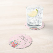 かわいいベビーラムベビーシャワー紙コースター ペーパーコースター (インサイチュ)