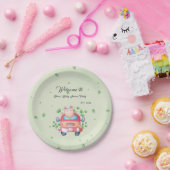 かわいいベビーラムベビーシャワー紙プレート ペーパープレート (パーティー)