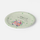 かわいいベビーラムベビーシャワー紙プレート ペーパープレート (アングル)