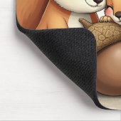 かわいいベビーリスのマウスパッド マウスパッド (コーナー)