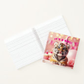 かわいいベビーリビールガールピンクベビートラ ノートブック (内部)