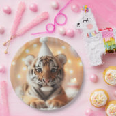 かわいいベビーリビールニュートラルイエローベビートラ ペーパープレート (パーティー)