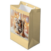 かわいいベビーリビールニュートラルイエローベビートラ ミディアムペーパーバッグ (正面アングル)