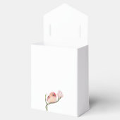 かわいいベビーレッドポールバードベイビーシャワー フェイバーボックス (オープン)