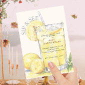 かわいいベビーレモネードシップとベビーシャワーを見る 招待状