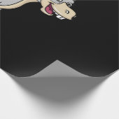 かわいいベビーロバ |かわいい動物の恋人のプレゼント ラッピングペーパー (角)