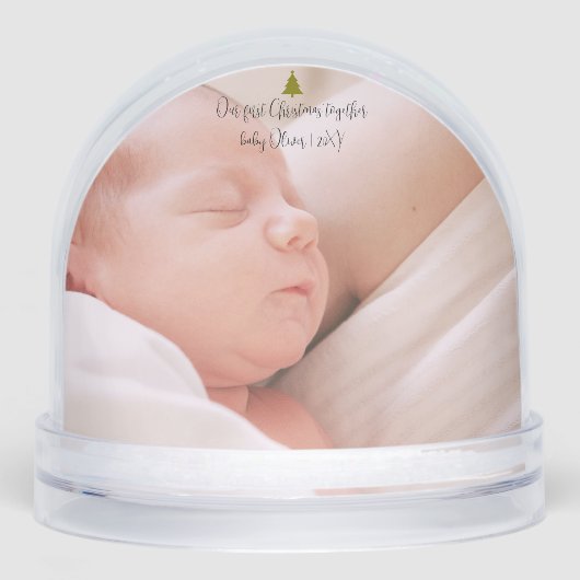 かわいいベビー写真記念初めてのクリスマス (正面)