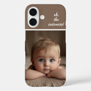 かわいいベビー写真 iPhone 16ケース