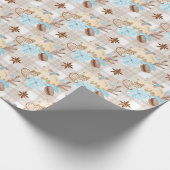 かわいいベビー冷たい外包み紙 ラッピングペーパー (角)