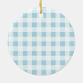 かわいいベビー初めてのクリスマスサンタトレイン セラミックオーナメント (裏面)