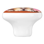 かわいいベビー子供部屋子猫 セラミックノブ (側面)