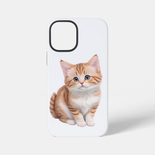 かわいいベビー子猫 iPhoneケース (裏面)
