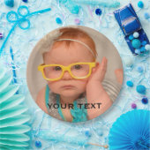 かわいいベビー家族の写真 ペーパープレート (パーティー)