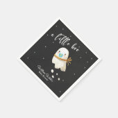 かわいいベビー幽霊ハロウィーン秋ベビーシャワー スタンダードカクテルナプキン (角)