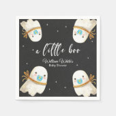 かわいいベビー幽霊ハロウィーン秋ベビーシャワー スタンダードカクテルナプキン (正面)