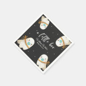 かわいいベビー幽霊ハロウィーン秋ベビーシャワー スタンダードカクテルナプキン (角)