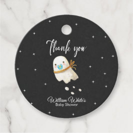 かわいいベビー幽霊ハロウィーン秋ベビーシャワー フェイバータグ