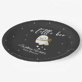 かわいいベビー幽霊ハロウィーン秋ベビーシャワー ペーパープレート (アングル)