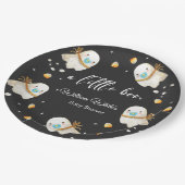 かわいいベビー幽霊ハロウィーン秋ベビーシャワー ペーパープレート (アングル)