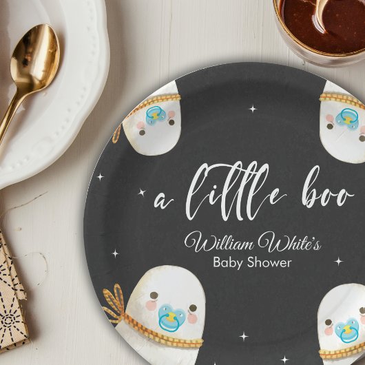 かわいいベビー幽霊ハロウィーン秋紙プレート ペーパープレート