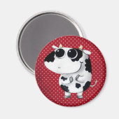 かわいいベビー牛 マグネット (正面/裏面)